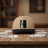 Casquette de baseball 5 panneaux respirante en coton pur avec logo brodé personnalisé, dos en maille et épingles métalliques – Style Fashion Design