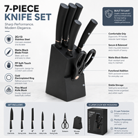 Ensemble de couteaux de cuisine personnalisés avec manche creux, couteau de chef pour couper, outils de cuisine