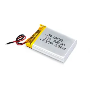 Zerne 电池锂聚合物 3.7V 900mAh 聚合物充电电池