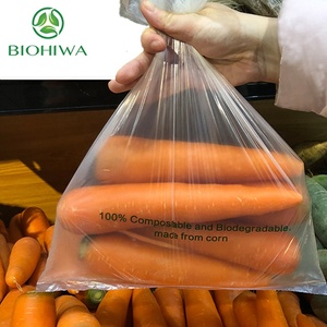 Wholesale <b>PLA</b> Biodegradable Cornstarch Shopping Bag Plastic Compostable Bags - Product Image 6