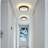 Plafonnier de style européen à intensité variable, moderne, pour vestiaire, couloir, balcon, allée intérieure, éclairage LED