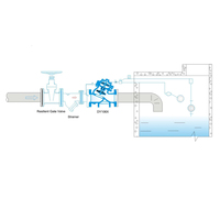 Vanne à flotteur électrique en fonte ductile à brides pour le contrôle du niveau d'eau des réservoirs OEM DN50 DN1200