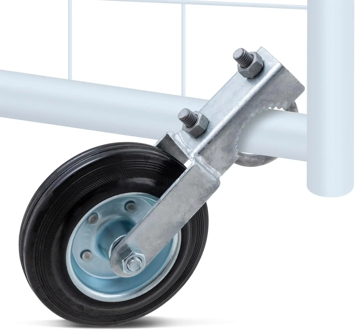 عجلة مساعدة لدعم بوابة معلقة على سلسلة من الأسوار المتحركة بحجم 6 بوصة مخصصة من المصنع