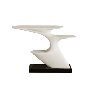 Luz de mesa de consola de gama alta minimalista moderna Gabinete de entrada de lujo Característica de paso Pantalla simple Muebles para el hogar - Product Image 1