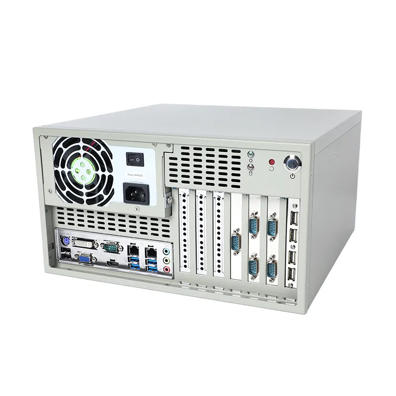 Прочный настенный прочный промышленный компьютер SINSMART с прорезями 7 * PCI