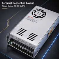 Alimentation à découpage S-400 400W 12V/24V/36V/48V, haute puissance, industrielle, AC-DC, sortie unique SMPS