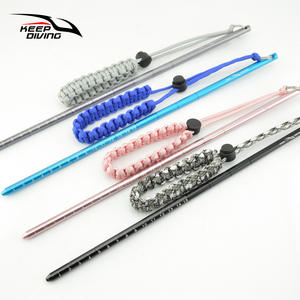 Bâton de plongée Keep Diving, sonnette de bouteille colorée, sonde sous-marine en alliage d'aluminium avec échelle et sangle de main - Product Image 1