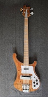Weifang Rebon 4 String Ricken Neck Through Body Electric Bass Guitar with Mahogany Body