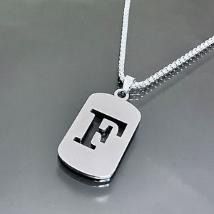 Nuovo Ciondolo Creativo di Alta Qualità con 26 Lettere dell'Alfabeto Inglese, Charm in Acciaio Inossidabile, Accessorio per Gioielli e Collane - Product Image 4
