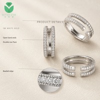 Bague de fiançailles en diamant de laboratoire de haute qualité Better Star pour femmes, or blanc 14K/18K, taille brillant, certifiée IGI, tendance