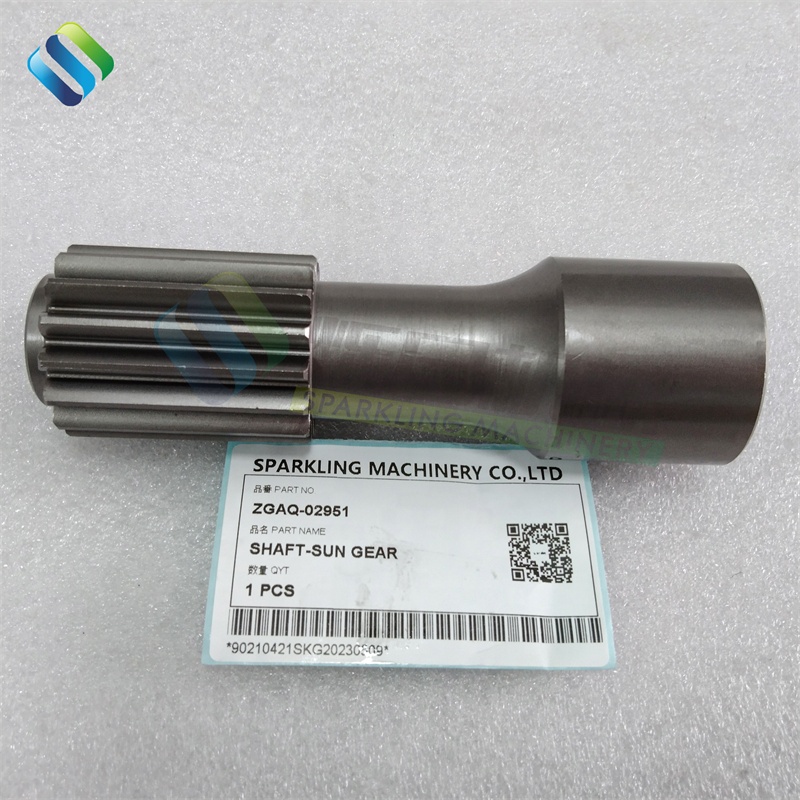 SKGM ZGAQ-02951 Sun Gear Shaft for Hyundai R140W-9 Excavators
