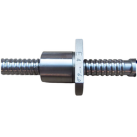 Conjunto de Tornillo de Bolas SCIR02005T4 de 20 mm con Tuerca de Bolas, Material S55C, Precisión C7/C5, Buen Precio