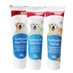 סט משחת שיניים ומברשת שיניים אכיל ביולינה לכלבים וחתולים אמזון מוצר ניקוי ואמבטור לחיות מחמד טיפול יעיל בהליטוזיס