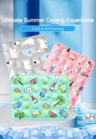 Tapis rafraîchissant pour animaux de compagnie en plastique de nouvelle génération, formule de gel rafraîchissant améliorée, doux comme du gelée, sûr et non toxique, pour chiens et chats, plusieurs tailles