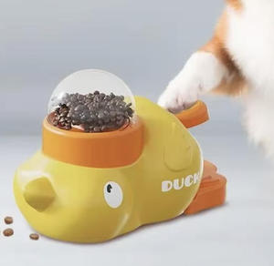 En Çok Satan Modern Sevimli Plastik Ördek Şeklinde Kendini Özenleştiren Kedi Köpek Oyuncakları Yüksek Kaliteli İnteraktif Karikatür Ödül Maması Dağıtıcısı - Product Image 5