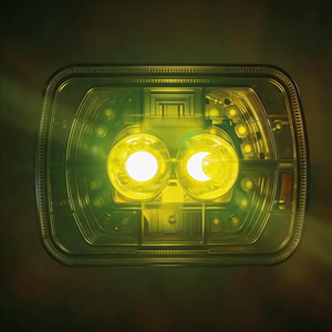 Luz de Conducción LED de 7 Pulgadas, H4 Plug & Play, Haz Sellado con Luz Estroboscópica Ámbar, Compatible con Camiones <span class=keywords><strong>Kenworth</strong></span>, Peterbilt, Freightliner - Product Image 6