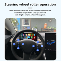 Akıllı navigasyon ekran dijital pano araba gösterge paneli modeli 3 Y akıllı Android için otomatik kilometre ölçer fabrika