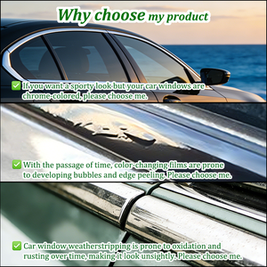 Accessoires de voiture personnalisés en gros moulure décorative de fenêtre chromée noire de porte pour <span class=keywords><strong>Ford</strong></span> <span class=keywords><strong>RANGER</strong></span> P703 2022-2025 - Product Image 2