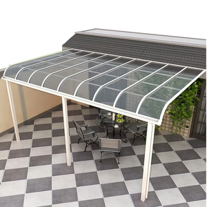 Auvent moderne en polycarbonate avec cadre en aluminium <span class=keywords><strong>pour</strong></span> extérieur, imperméable, <span class=keywords><strong>pour</strong></span> balcon, <span class=keywords><strong>terrasse</strong></span>, protection solaire, vente chaude, nouveau revêtement en poudre <span class=keywords><strong>pour</strong></span> patio - Product Image 5