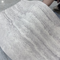 Pannello in Pietra Flessibile MCM Facile da Installare, Piastrella in Argilla Morbida, Grande Pannello in Travertino Flessibile per Rivestimento Esterno