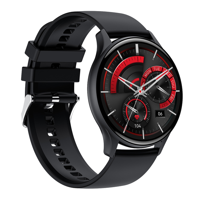 New Talking Round AMOLED Big Screen Smart Watch Phone Sport IP68 Waterproof Android Smartwatch with Calendar and BT Wireless