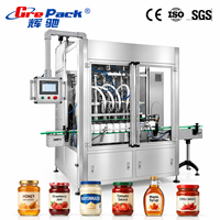 Machine de remplissage automatique de bouteilles pour sauces, dips, salsas, miel et pâtes