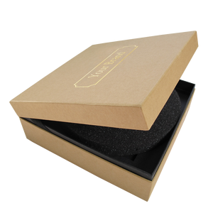 Boîte en carton ondulé personnalisée de haute qualité pour l'expédition sous-vêtements vêtements boîte à charnière avec logo en fourrure emballage mat laminage gaufrage chaussettes - Product Image 1