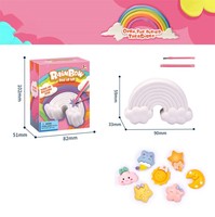 Kit de fouilles de pierres précieuses en gypse, jouets éducatifs STEM sur le thème de l'espace pour enfants, activités scientifiques, cadeau pour garçons et filles, en plastique