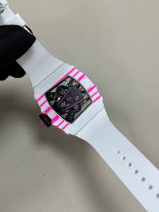 Reloj deportivo con caja de fibra de carbono, movimiento mecánico automático, pantalla luminosa, resistente al agua, manecillas de alta calidad - Product Image 3