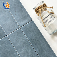 Azulejos de Porcelana Zellige Marroquíes Modernos Hechos a Mano de 60x240mm, 8mm de Grosor, Pulidos, Personalizados para Revestimiento de Cocina, Baño y Paredes