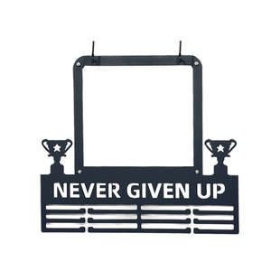 Commercio all'ingrosso Custom medaglia di metallo trofeo titolare medaglia appendiabiti con scaffale porta medaglie e trofeo Display appendiabiti - Product Image 1