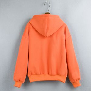 Pull à capuche en gros personnalisé pour femmes Design solide pour la saison d'automne avec col à capuche - Product Image 3