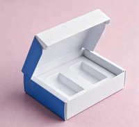 Boîtes d'emballage personnalisées pour 2 flacons de 3 ml et 10 ml avec insert, pour échantillons cosmétiques, soins de la peau, parfums, double flacon