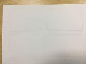 10 مل Teslin 8-up ورقة للطباعة - Product Image 3