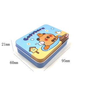 Caja Metálica Rectangular Pequeña para Empacar Azúcar, Dulces, Caja Geométrica para Regalos Infantiles, Caja Metálica para Joyería - Product Image 2