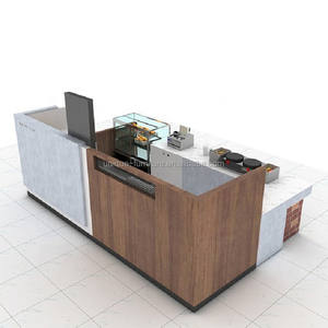 Quiosco de comida de pan al por menor, nuevo mostrador de panadería, exhibición de mesa, escaparate de vidrio para aperitivos, gabinete, galleta, postre, centro comercial, quiosco - Product Image 5