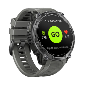 นาฬิกาอัจฉริยะ TKYUAN 1.43 GPS พร้อมระบบติดตามตำแหน่ง หน้าจอ Amoled รุ่น K76A นาฬิกาออกกำลังกายกันน้ำสำหรับผู้ชาย พร้อมไฟฉาย - Product Image 4