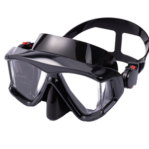 Máscara de Silicona para Adultos para Buceo, Marco Grande, Lentes Dobles, Lentes de Vidrio Templado Impermeables, Apta para Miopía - Product Image 4