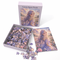 Puzzle en carton de 500 pièces, dessin animé, illustration personnalisée, puzzles en papier pour cadeau