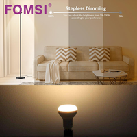 Ampoule LED FOMSI 7W R50 Dimmable, Vente en Gros, Éclairage Résidentiel, Culot E14, Sans Scintillement Vidéo, Éclairage Intérieur AC 220V