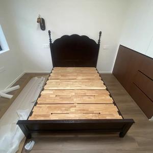 Contemporary Wooden <strong>Bed</strong> Frame Luxury Kid Size <strong>Beauty</strong> <strong>Bed</strong> for Modern Bedroom Sets Durable Oak Furniture - Product Image 4