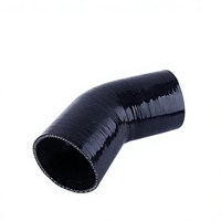 Tuyau coudé en silicone à 45 degrés, résistant aux hautes températures, pour moteur de camion