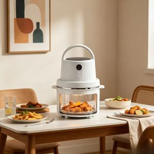 Forno per Pizza con Schermo <span class=keywords><strong>Touch</strong></span>, Friggitrice ad Aria Multifunzione 3.5L, Digitale 3000W, Nuova Friggitrice ad Aria di Tendenza con Calore Superiore e Inferiore - Product Image 1