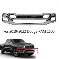 Support de renforcement de pare-chocs de voiture en chrome neuf, directement de l'usine, pour Dodge RAM 1500 2019 2020 2021 2022