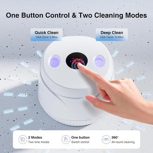 45KHz Tần số cao làm sạch thiết bị 200ml nhỏ cầm tay UV hàm răng giả và niềng răng đồ trang sức siêu âm sạch hơn - Product Image 3