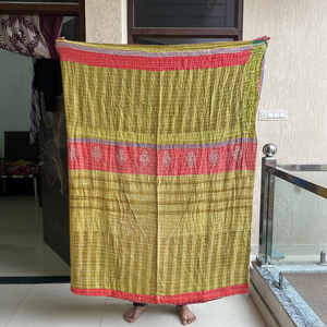 Wholesale Vintage Kantha <b>Quilts</b> | Handmade Reversible Cotton Throws & Blankets | Boho <b>Bedding</b> Collection indian handmade - Product Image 1