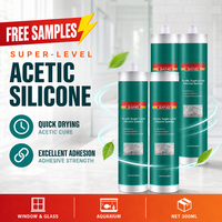Scellant silicone acétique Sanvo 300ml, durcissement rapide, super adhésif, usage construction, portes, fenêtres, verre, aquarium, certifié CE