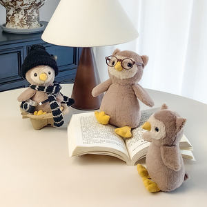 Peluche a Forma di Gufo Super Morbido con Imbottitura in Cotone PP, <span class=keywords><strong>Dimensioni</strong></span> 31-50cm, Antistress per Bambini e Adulti, Unisex, Decorazione per la Casa, Regalo - Product Image 2