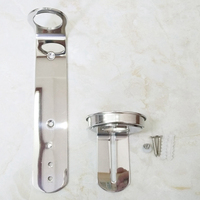 Étagère de distributeur de savon poli miroir, support mural en acier inoxydable, pour savon, shampoing, SPA, étagère de rangement de salle de bain