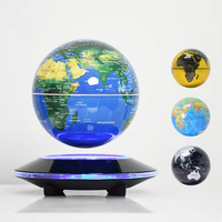 Globe terrestre magnétique flottant de haute qualité, en plastique écologique moderne, pour l'éducation géographique